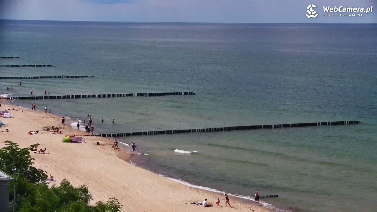 USTRONIE MORSKIE - widok na plażę - 12 czerwiec 2026, 13:28