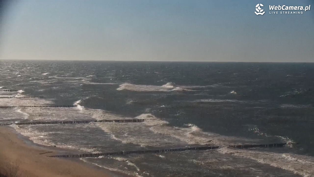 USTRONIE MORSKIE - widok na plażę - 20 kwiecień 2026, 16:22