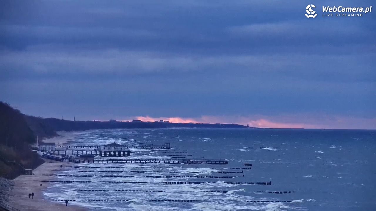 USTRONIE MORSKIE - widok na plażę - 26 listopad 2025, 14:53