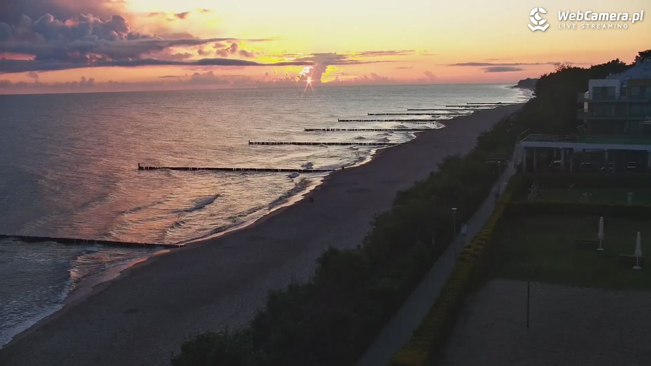 USTRONIE MORSKIE - widok na plażę - 12 czerwiec 2026, 04:30