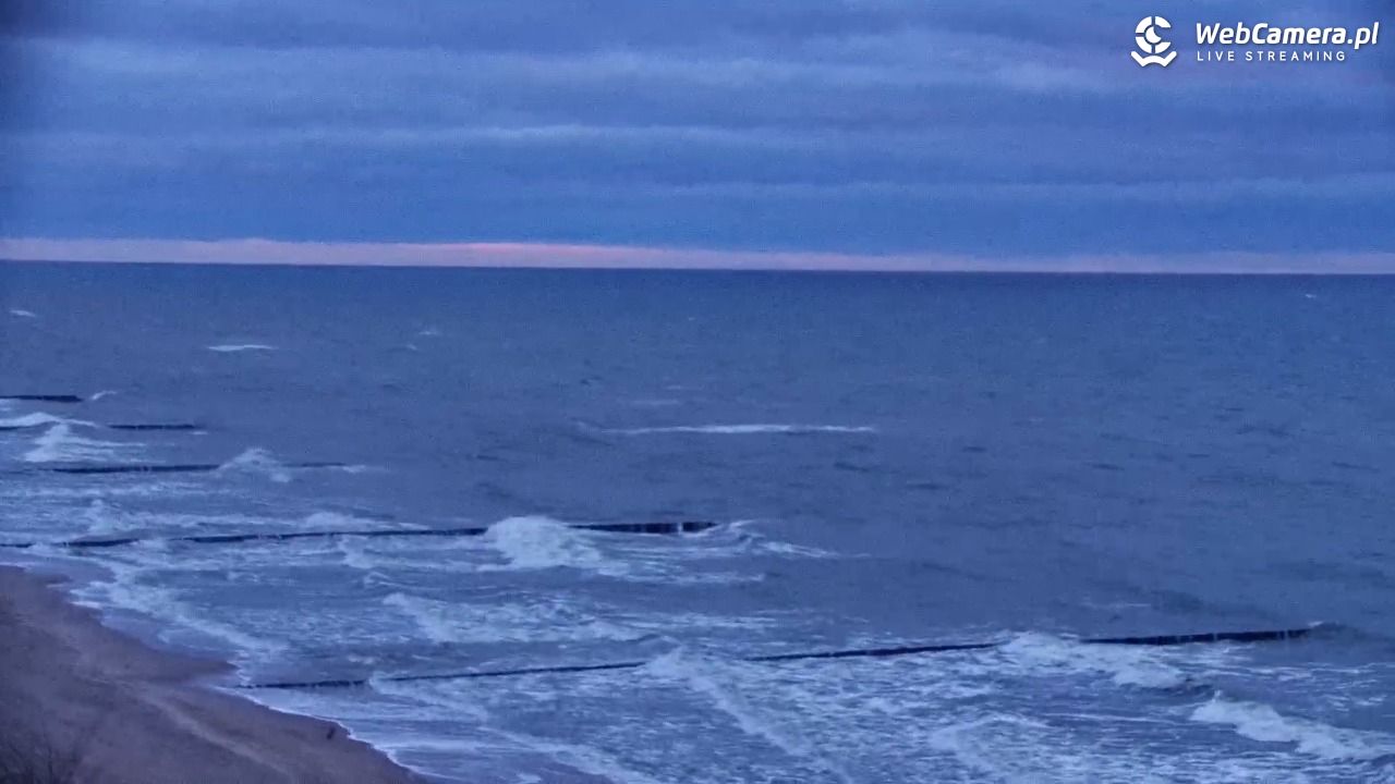 USTRONIE MORSKIE - widok na plażę - 26 listopad 2025, 15:30