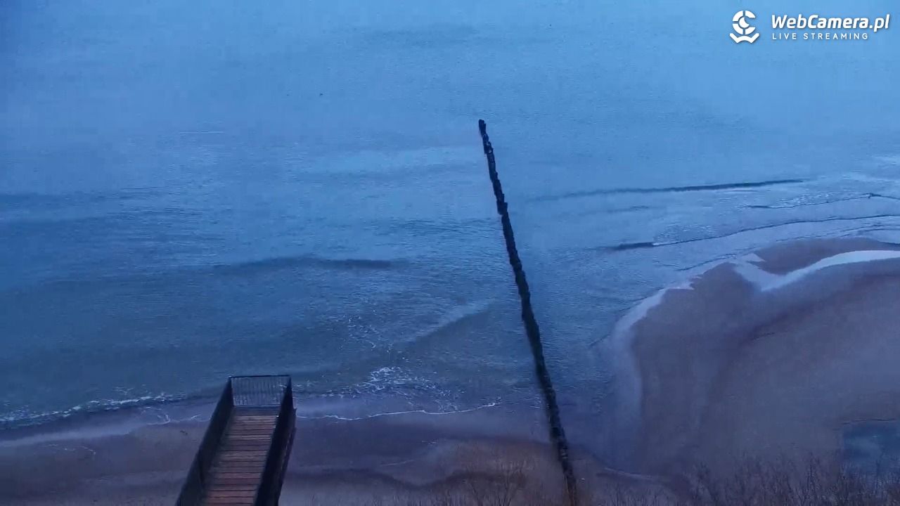 USTRONIE MORSKIE - widok na plażę - 15 styczeń 2026, 15:41