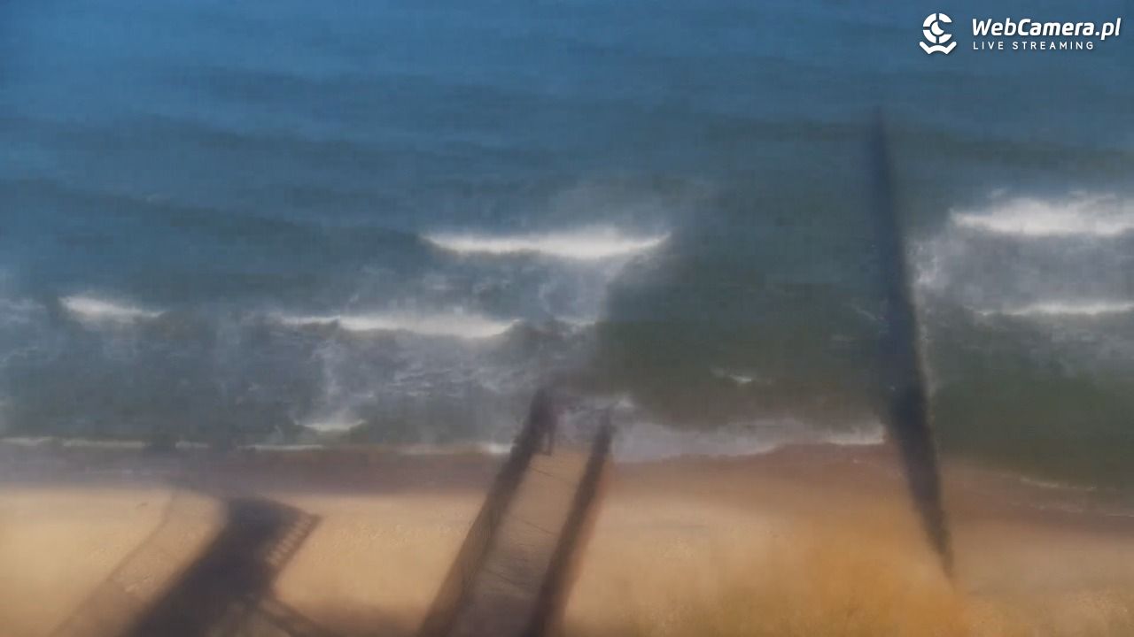 USTRONIE MORSKIE - widok na plażę - 21 kwiecień 2026, 08:43