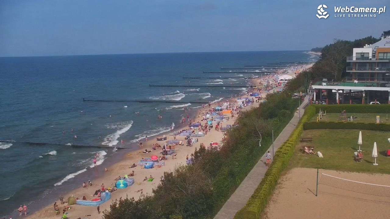USTRONIE MORSKIE - widok na plażę - 31 lipiec 2026, 14:57