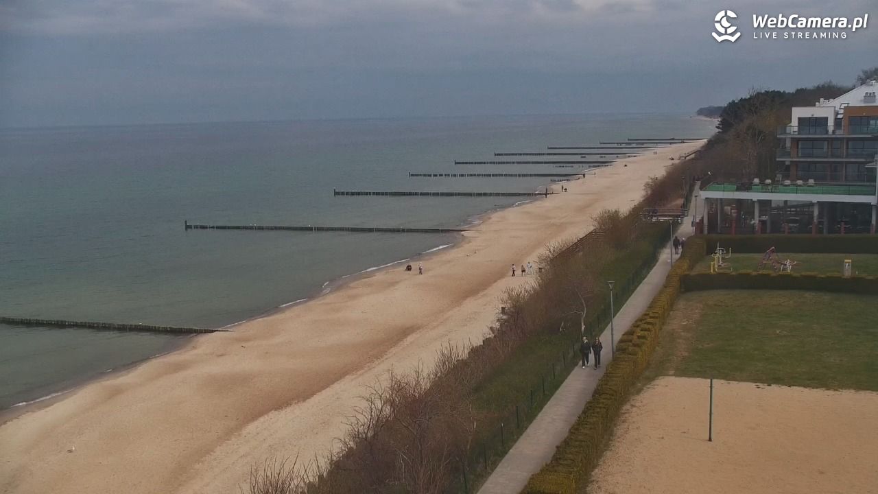 USTRONIE MORSKIE - widok na plażę - 19 kwiecień 2026, 12:23