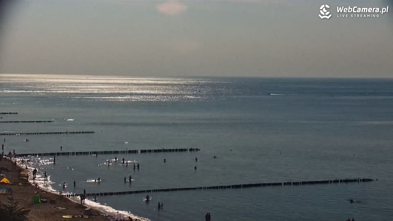 USTRONIE MORSKIE - widok na plażę - 30 lipiec 2026, 17:27