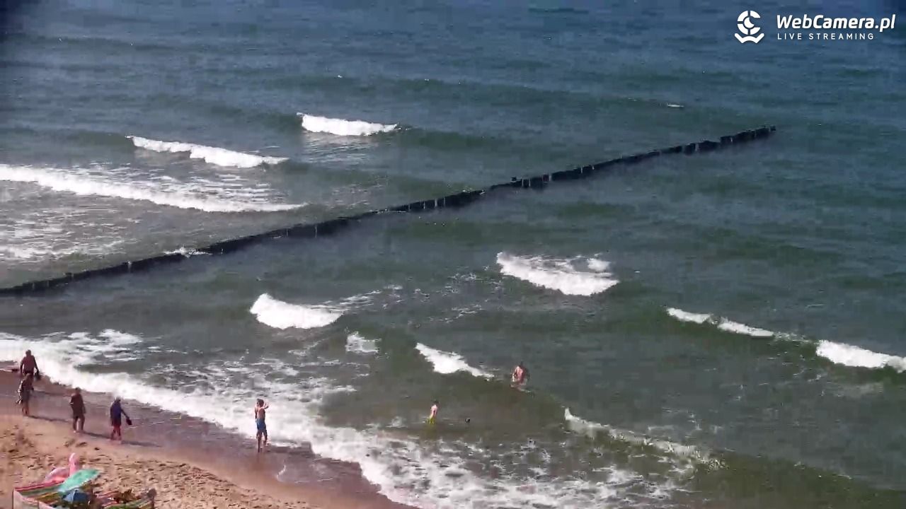 USTRONIE MORSKIE - widok na plażę - 31 lipiec 2026, 14:36