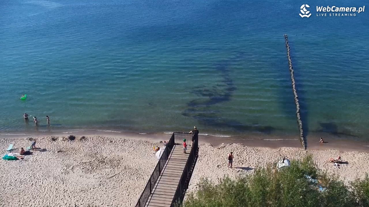 USTRONIE MORSKIE - widok na plażę - 30 lipiec 2026, 16:47