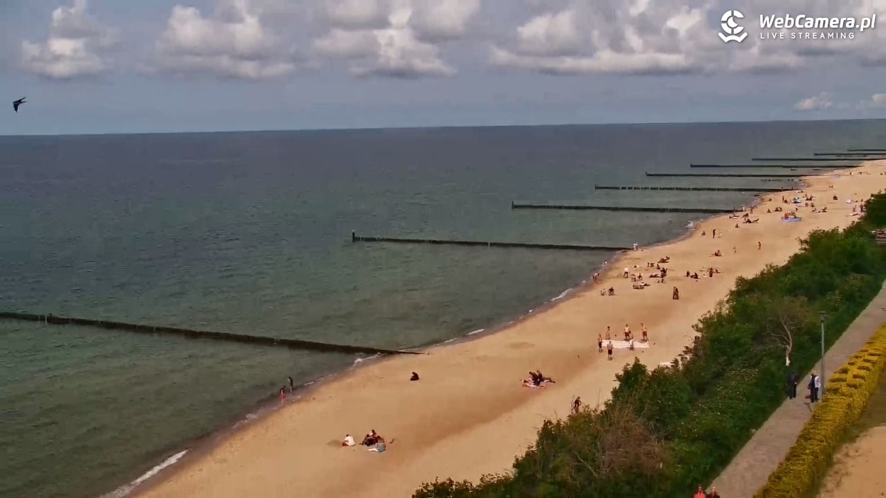 USTRONIE MORSKIE - widok na plażę - 11 czerwiec 2026, 15:07