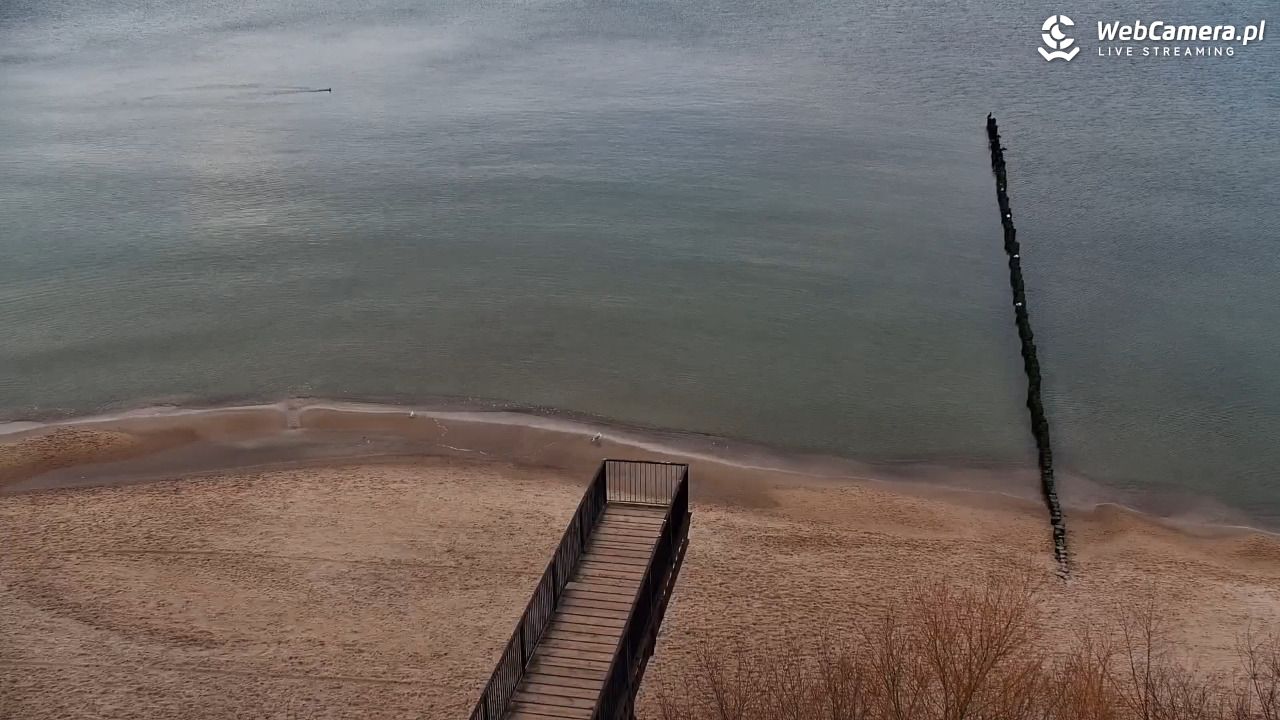 USTRONIE MORSKIE - widok na plażę - 30 listopad 2025, 13:52