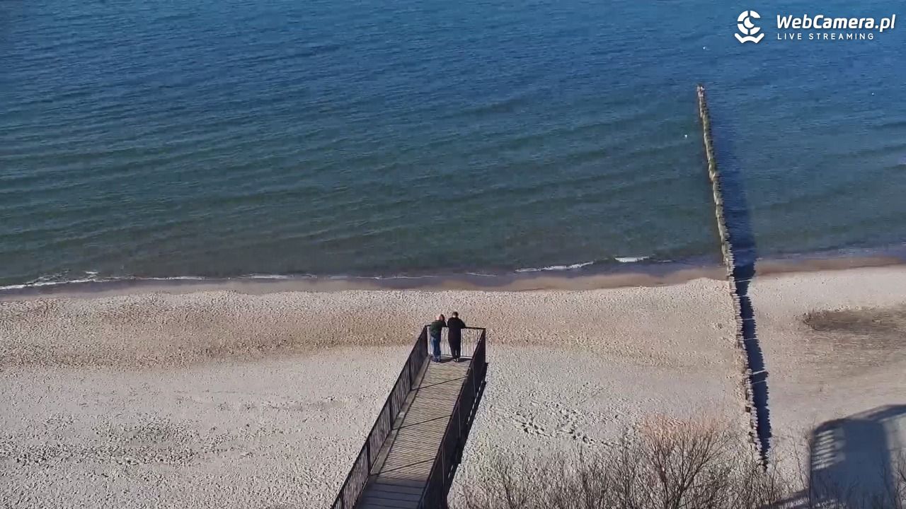 USTRONIE MORSKIE - widok na plażę - 27 luty 2026, 14:32