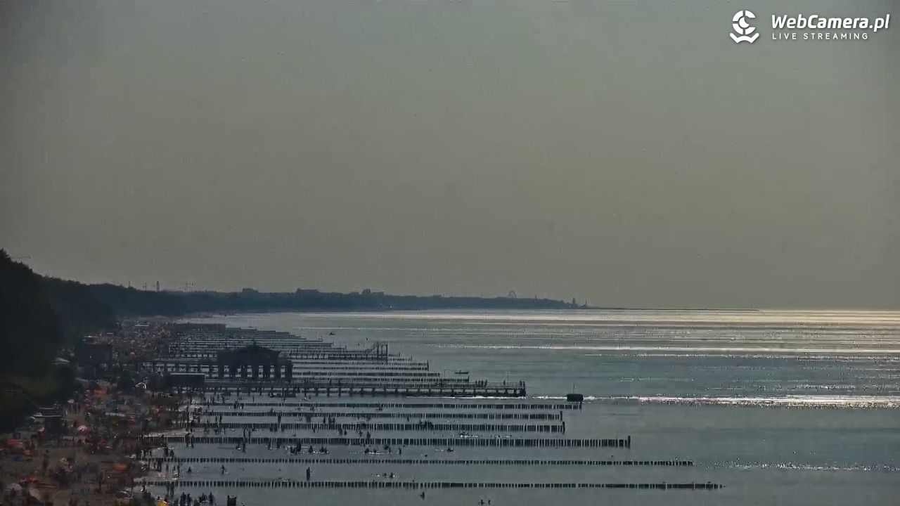 USTRONIE MORSKIE - widok na plażę - 30 lipiec 2026, 17:27