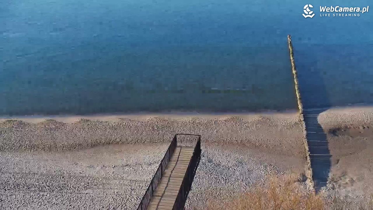 USTRONIE MORSKIE - widok na plażę - 03 marzec 2026, 16:24
