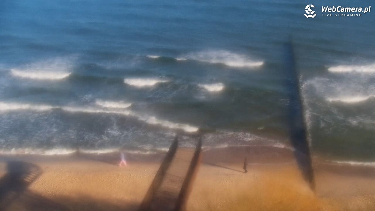 USTRONIE MORSKIE - widok na plażę - 21 kwiecień 2026, 07:54
