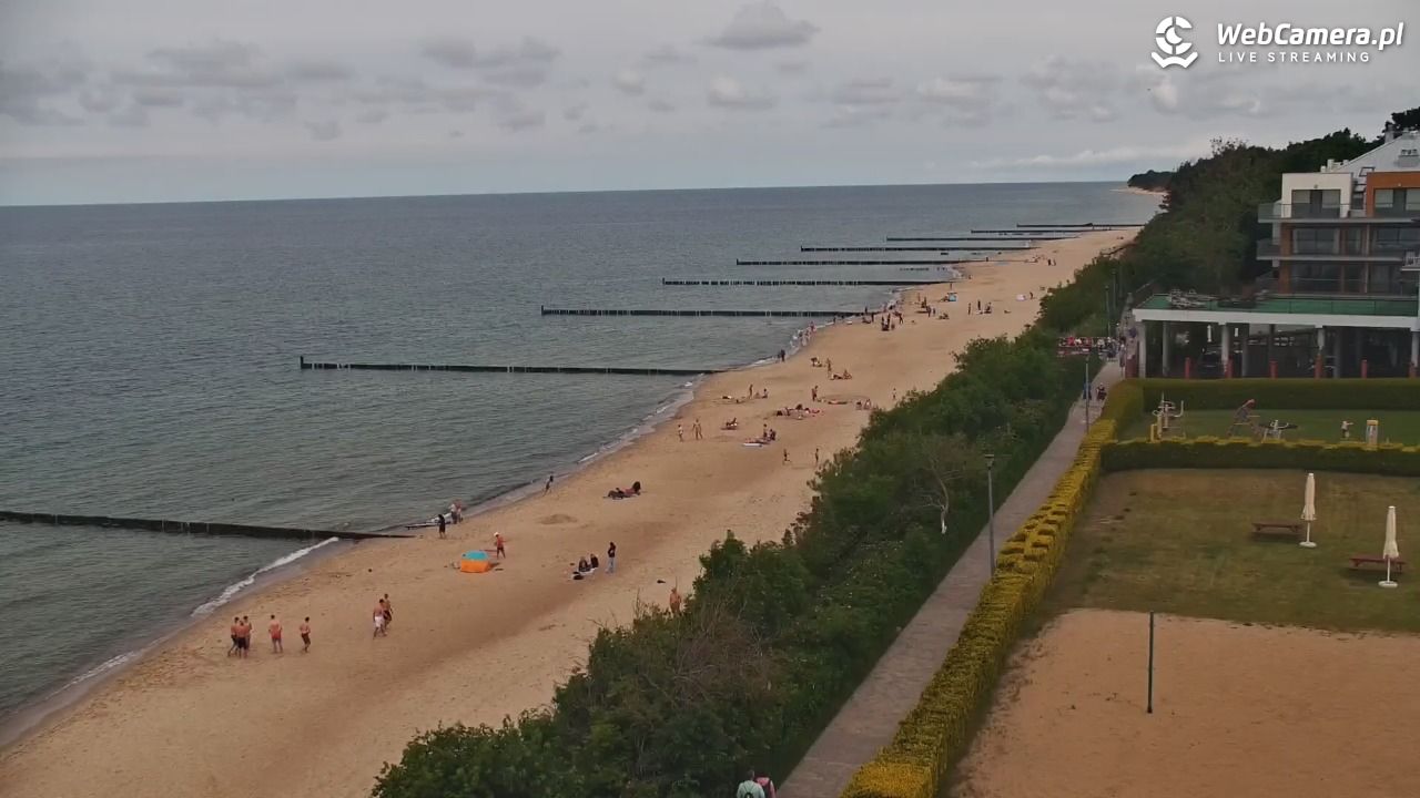USTRONIE MORSKIE - widok na plażę - 11 czerwiec 2026, 14:08