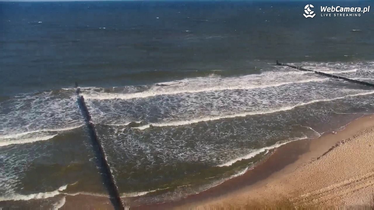 USTRONIE MORSKIE - widok na plażę - 20 kwiecień 2026, 09:04