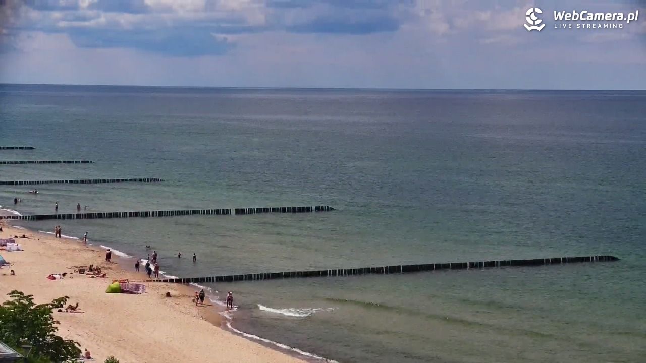 USTRONIE MORSKIE - widok na plażę - 12 czerwiec 2026, 13:28