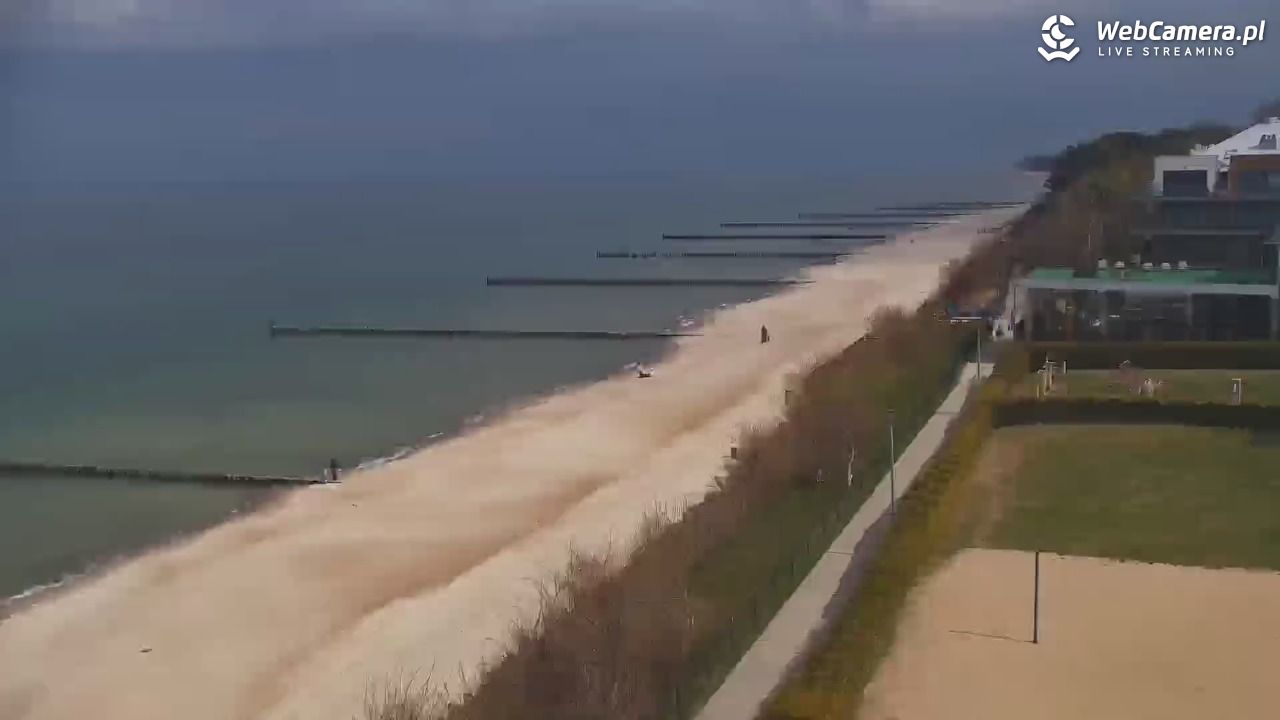 USTRONIE MORSKIE - widok na plażę - 19 kwiecień 2026, 12:27