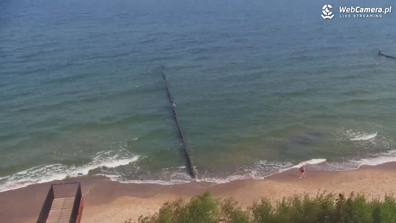 USTRONIE MORSKIE - widok na plażę - 31 lipiec 2026, 09:48
