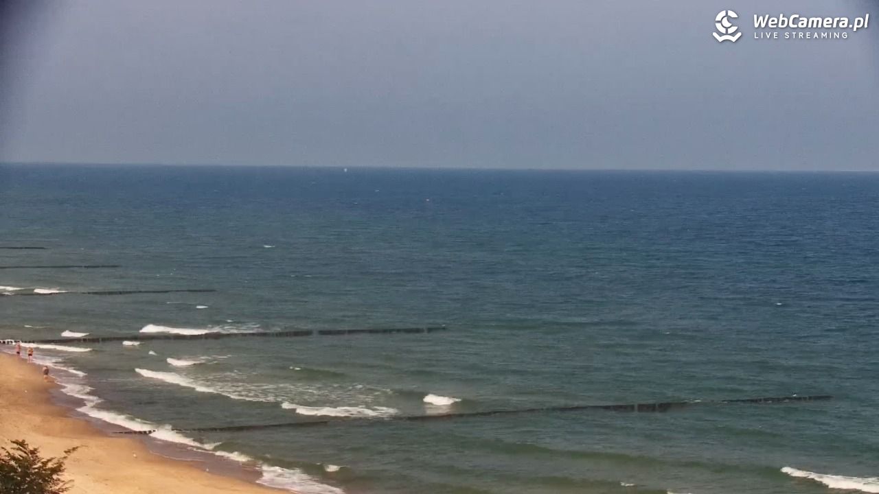 USTRONIE MORSKIE - widok na plażę - 31 lipiec 2026, 10:15
