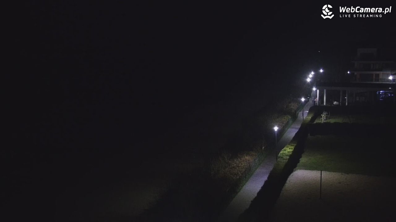 USTRONIE MORSKIE - widok na plażę - 02 grudzień 2025, 19:52