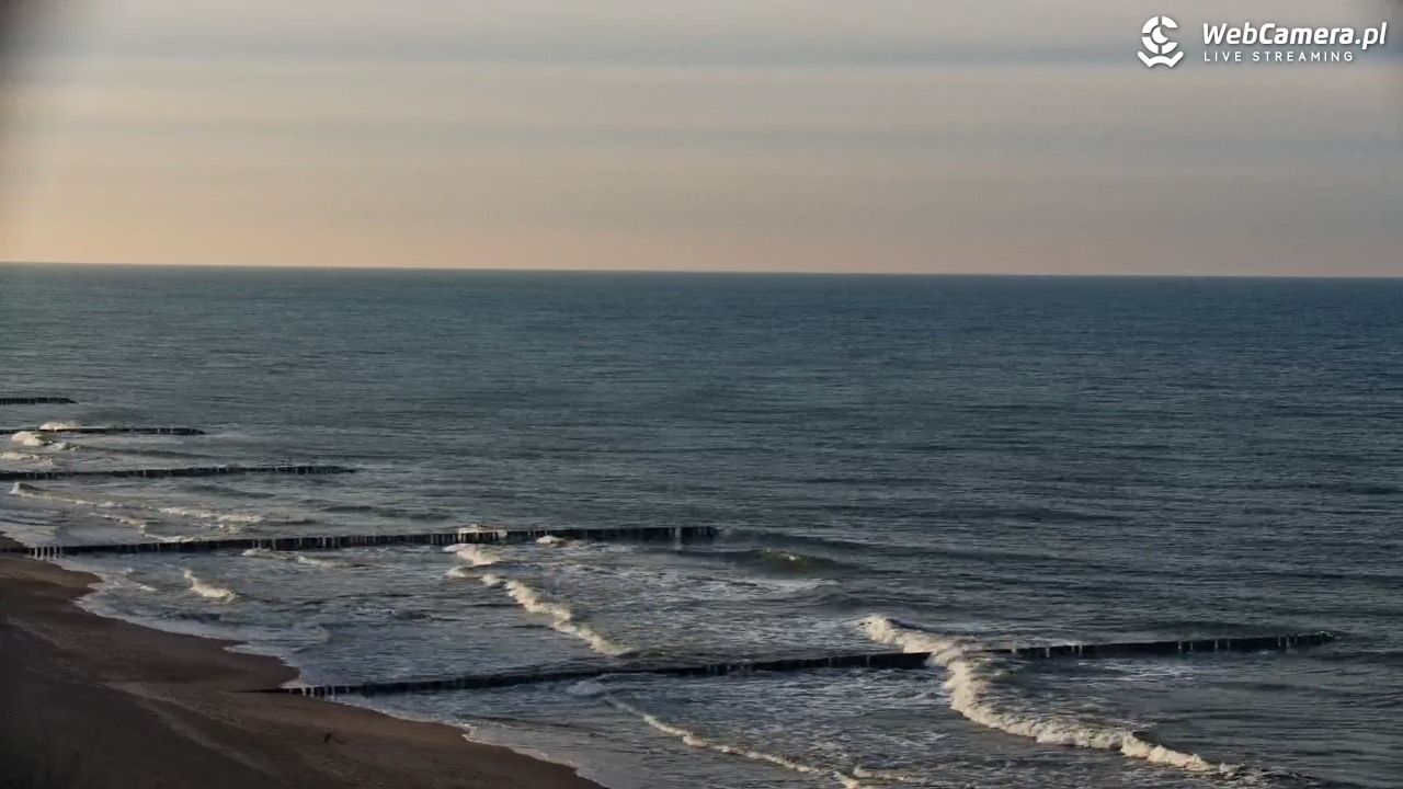 USTRONIE MORSKIE - widok na plażę - 27 listopad 2025, 13:37