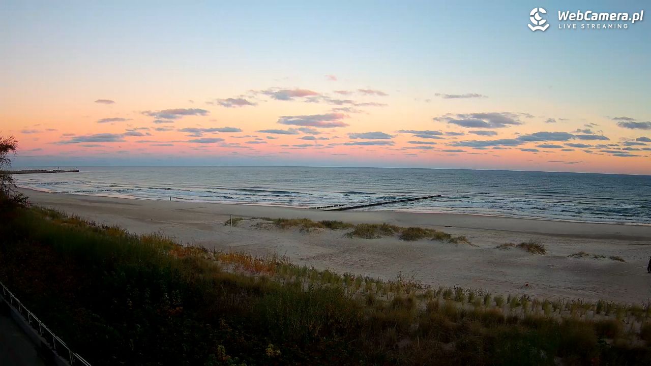 USTKA - widok na plażę - 19 październik 2025, 07:30