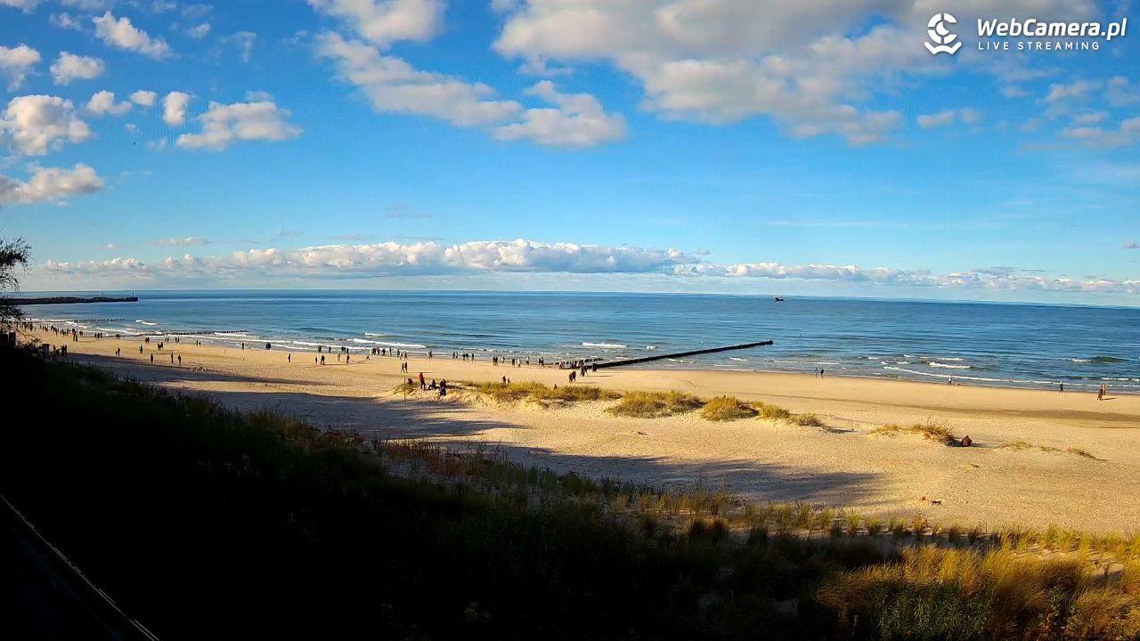 USTKA - widok na plażę - 19 październik 2025, 15:00