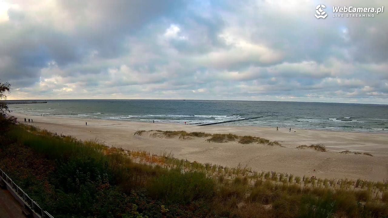USTKA - widok na plażę - 16 październik 2025, 16:12