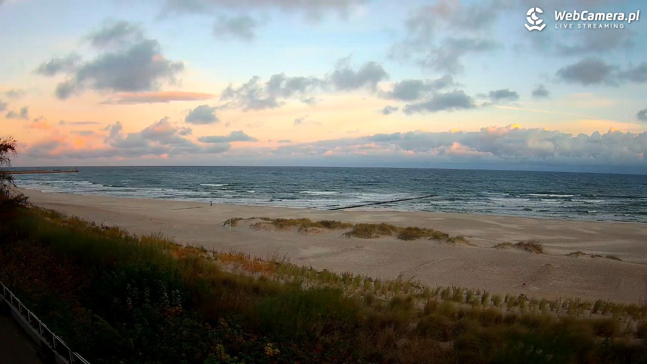 USTKA - widok na plażę - 17 październik 2025, 07:32