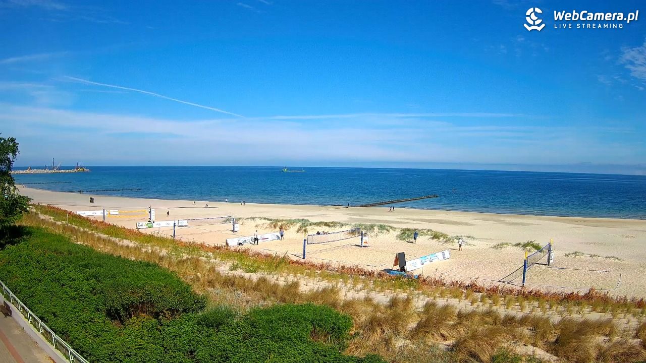 USTKA - widok na plażę - 01 czerwiec 2026, 09:34