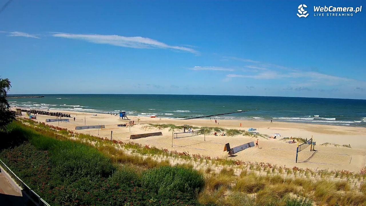 USTKA - widok na plażę - 04 lipiec 2025, 14:45