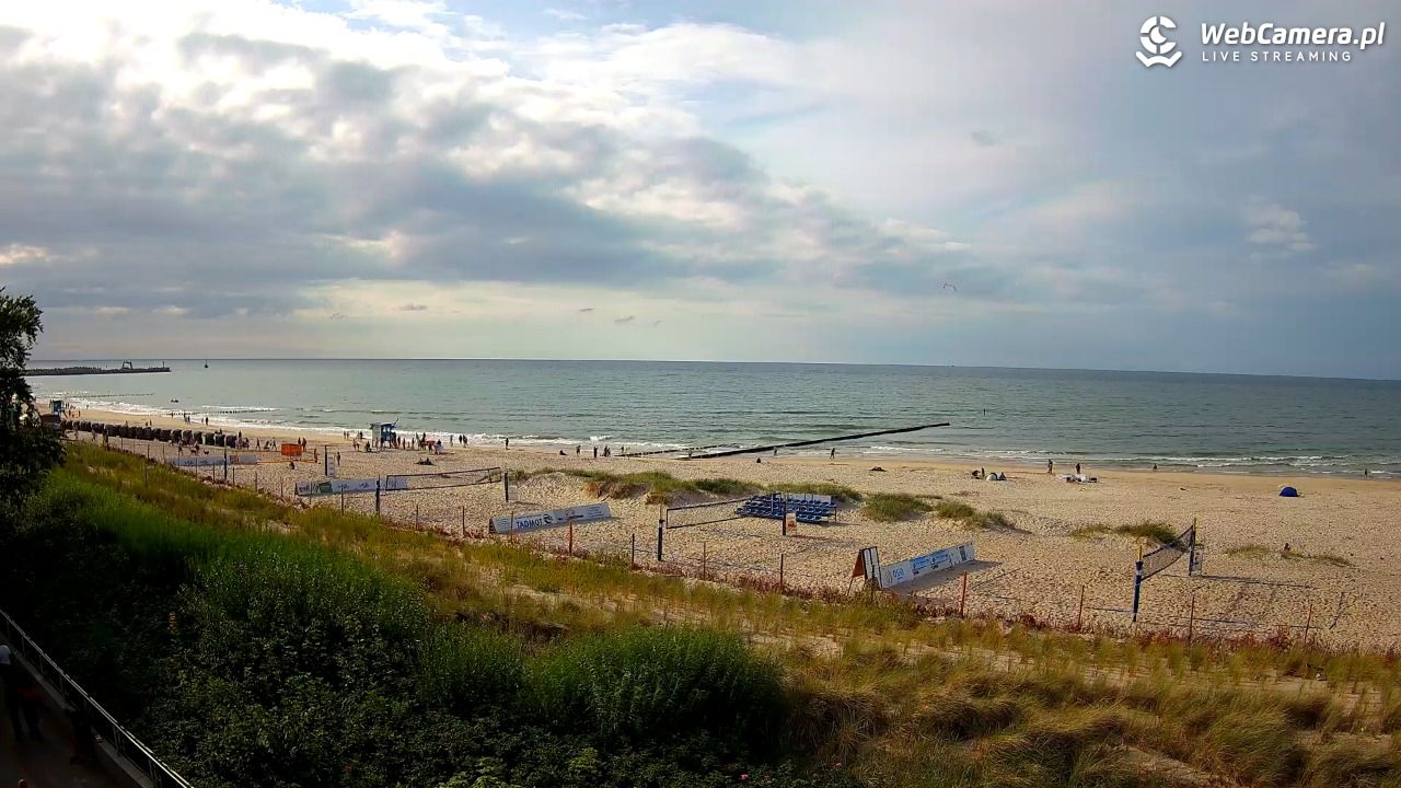 USTKA - widok na plażę - 19 lipiec 2026, 17:46