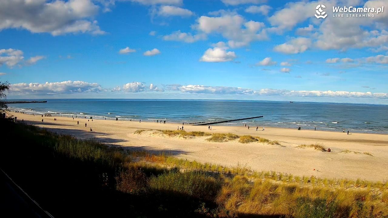 USTKA - widok na plażę - 19 październik 2025, 14:02
