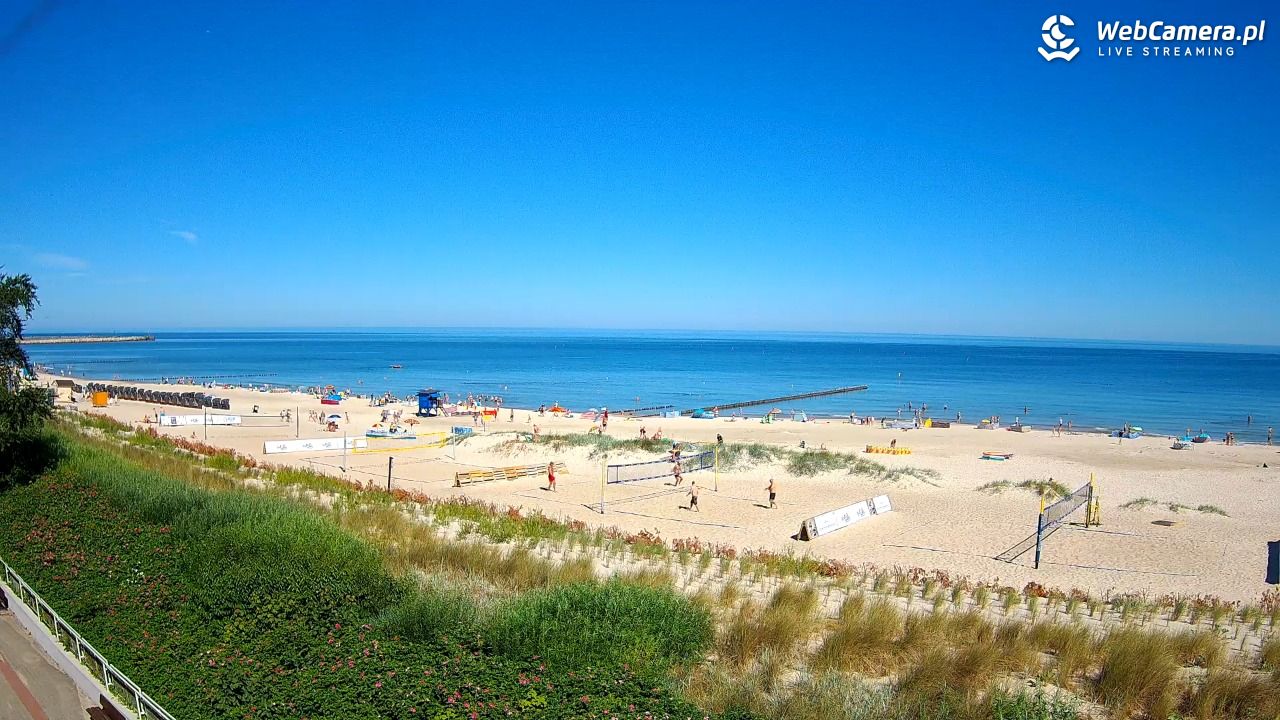 USTKA - widok na plażę - 02 lipiec 2025, 10:00