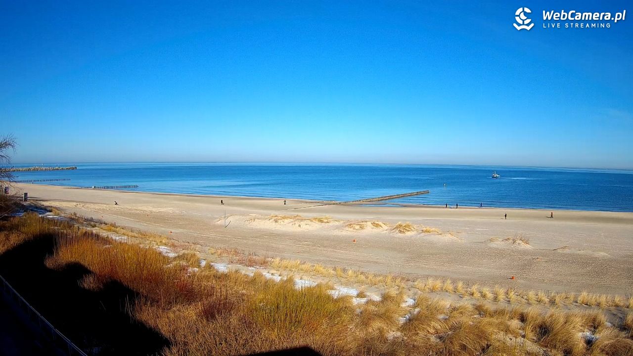 USTKA - widok na plażę - 06 marzec 2026, 09:44