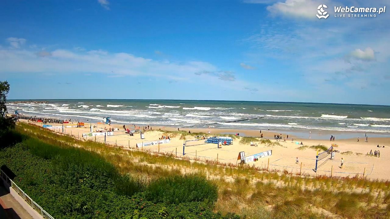 USTKA - widok na plażę - 21 lipiec 2026, 11:52