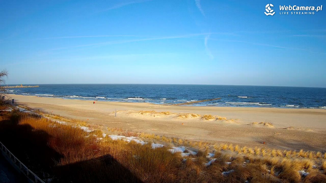 USTKA - widok na plażę - 04 marzec 2026, 08:53