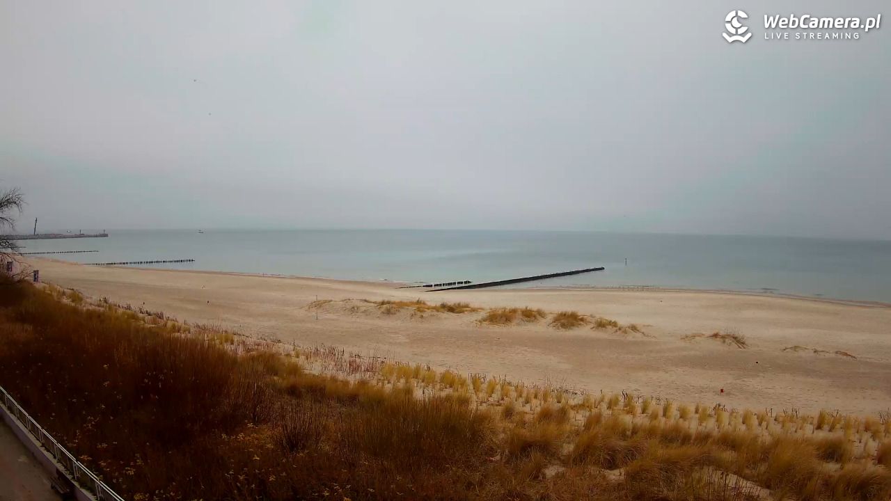 USTKA - widok na plażę - 04 grudzień 2025, 07:47