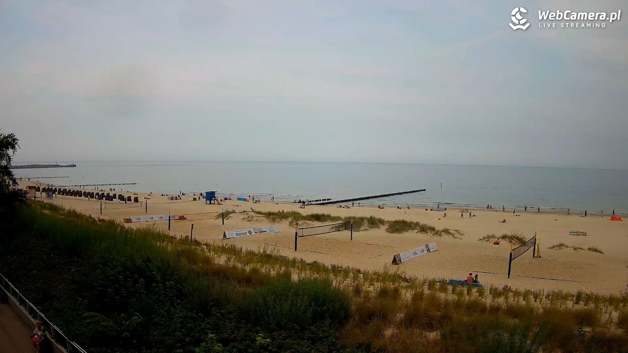 USTKA - widok na plażę - 02 wresień 2025, 11:35