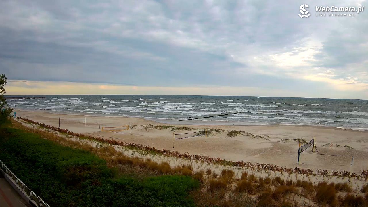 USTKA - widok na plażę - 16 maj 2025, 06:56