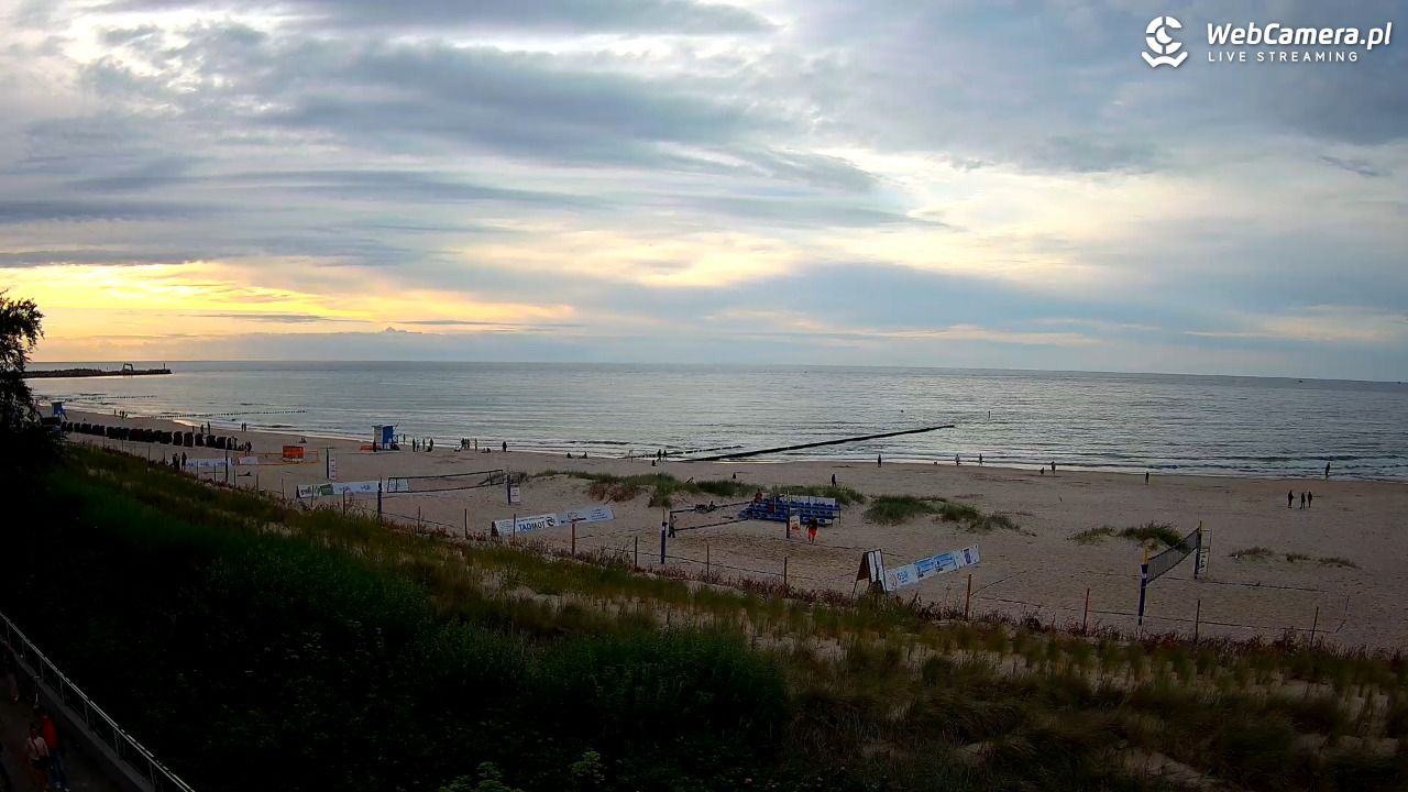 USTKA - widok na plażę - 19 lipiec 2026, 19:50