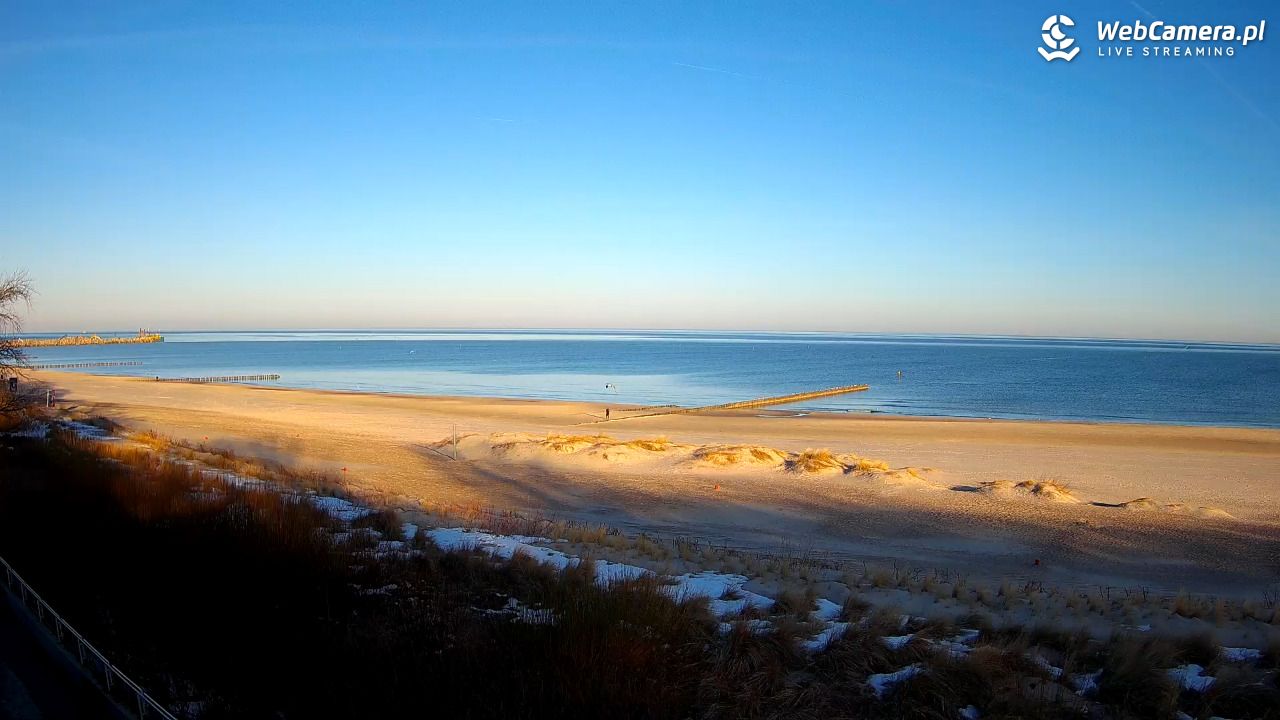 USTKA - widok na plażę - 03 marzec 2026, 08:04