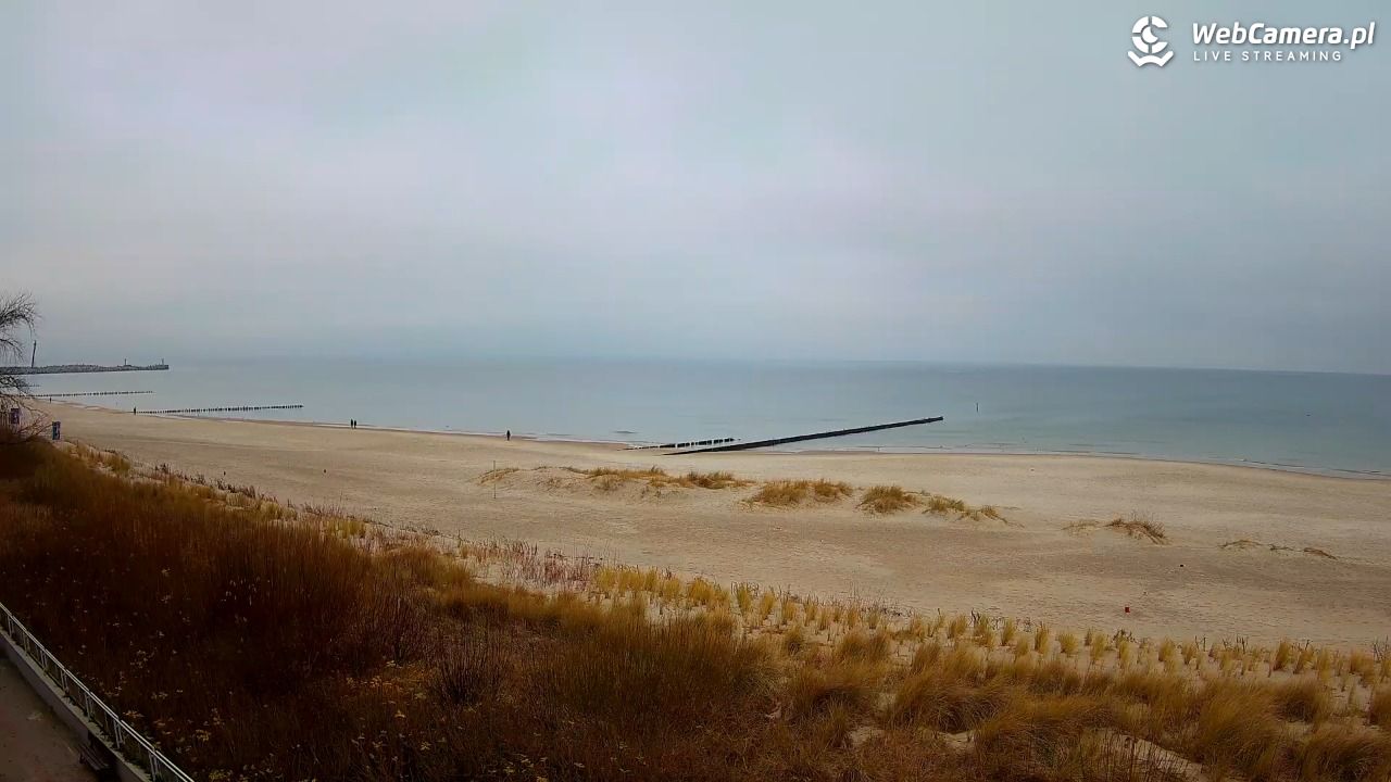 USTKA - widok na plażę - 04 grudzień 2025, 10:04