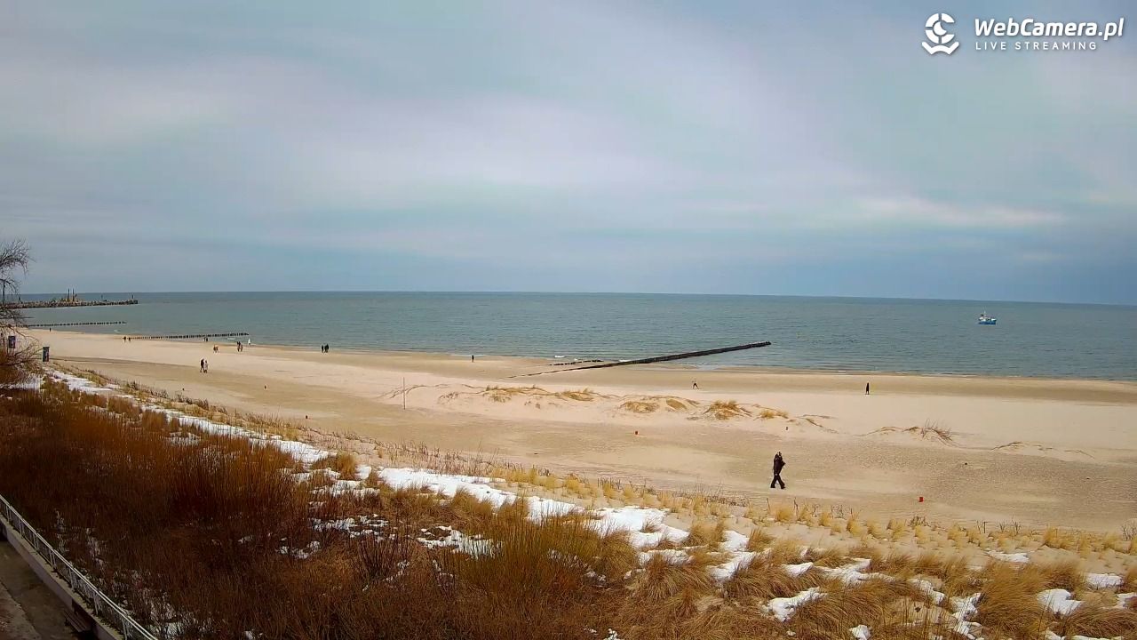USTKA - widok na plażę - 02 marzec 2026, 12:11