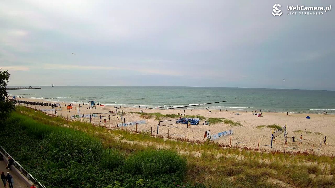 USTKA - widok na plażę - 19 lipiec 2026, 17:03