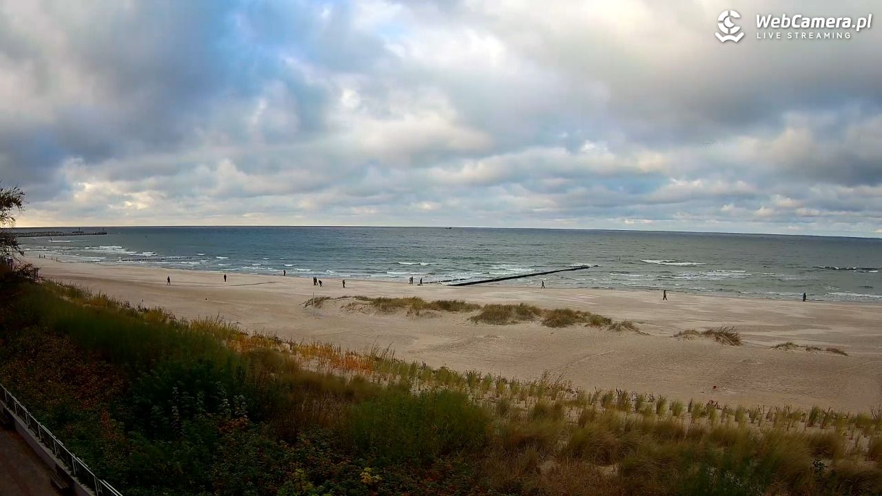 USTKA - widok na plażę - 16 październik 2025, 16:11
