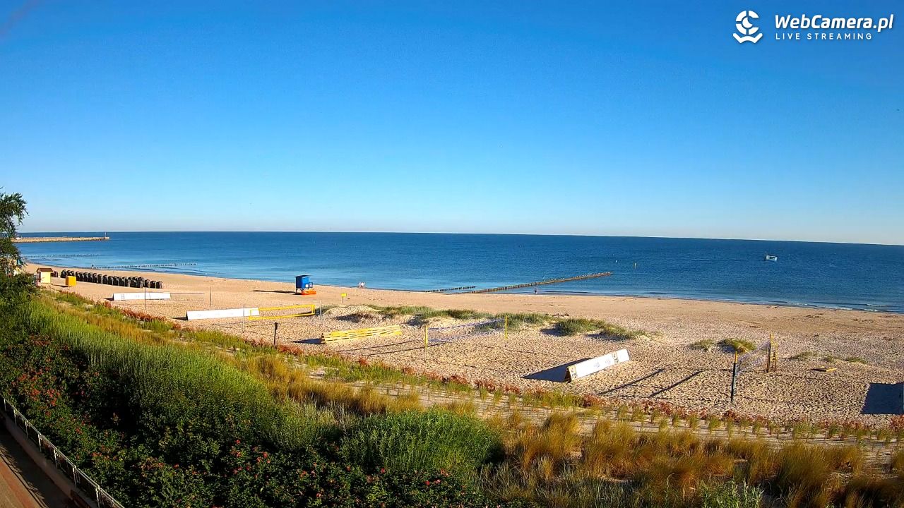 USTKA - widok na plażę - 02 lipiec 2025, 06:42