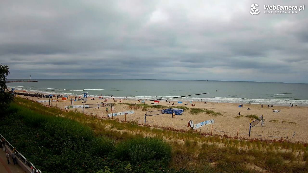 USTKA - widok na plażę - 20 lipiec 2026, 13:11