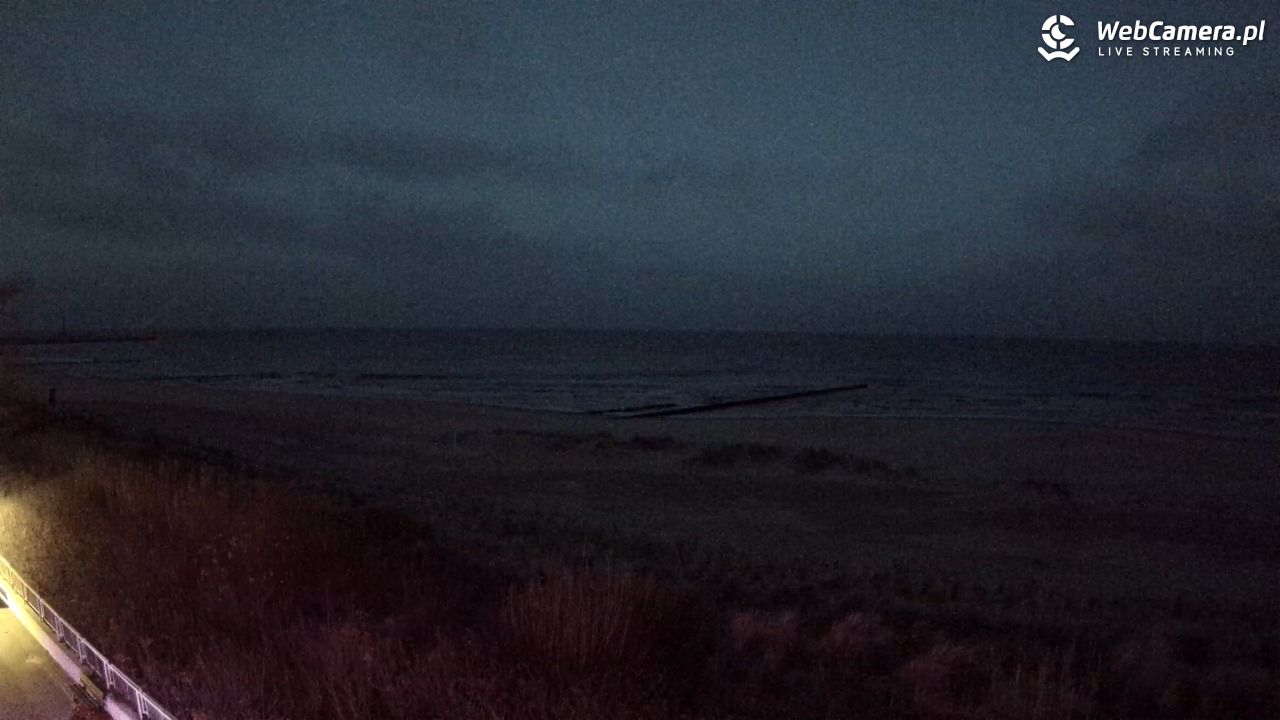 USTKA - widok na plażę - 01 grudzień 2025, 06:49